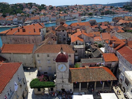 Garagin-Fanfogna Palace and old town surrounds, Trogir, Croatia