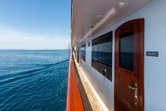 MS Avantura's promenade deck